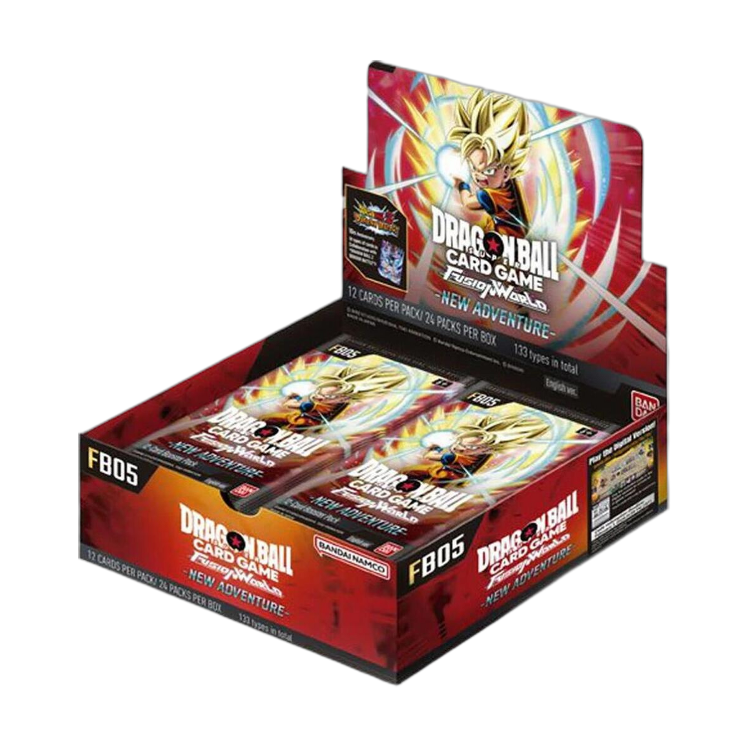 Dragon Ball Super Fusion World · New Adventure [FB-05] — Booster Box (24 sobres)